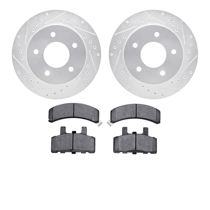 Dynamic Friction 7402-48011 Disc Brake Kit - Front