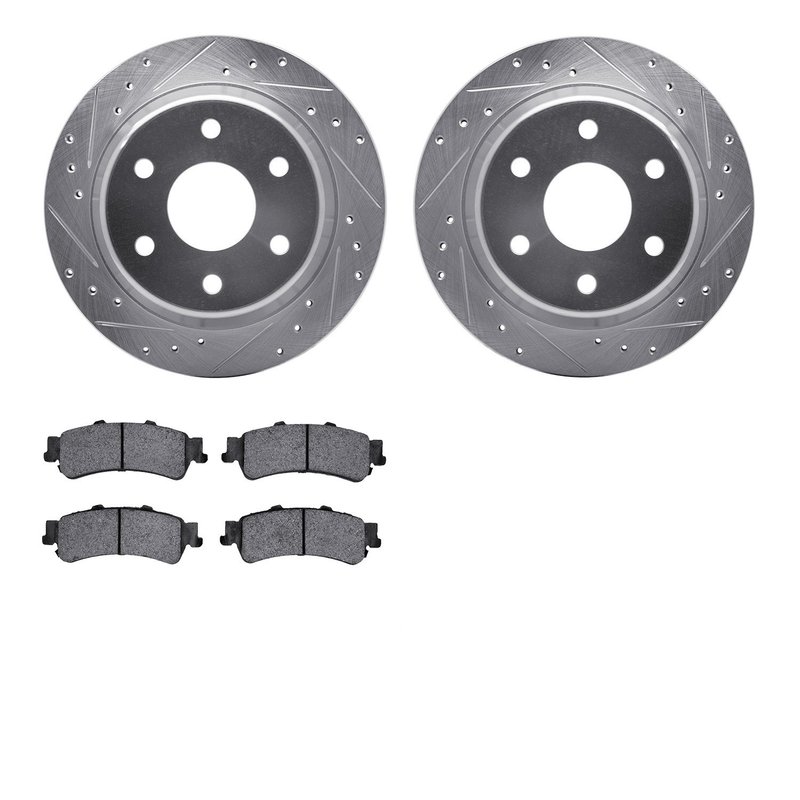 Dynamite Friction 7402-48023 Disc Brake Kit - Rear