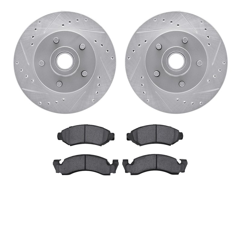 Dynamic Friction 7402-54002 Disc Brake Kit - Front