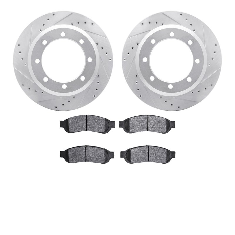 Dynamite Friction 7402-54085 Disc Brake Kit - Rear