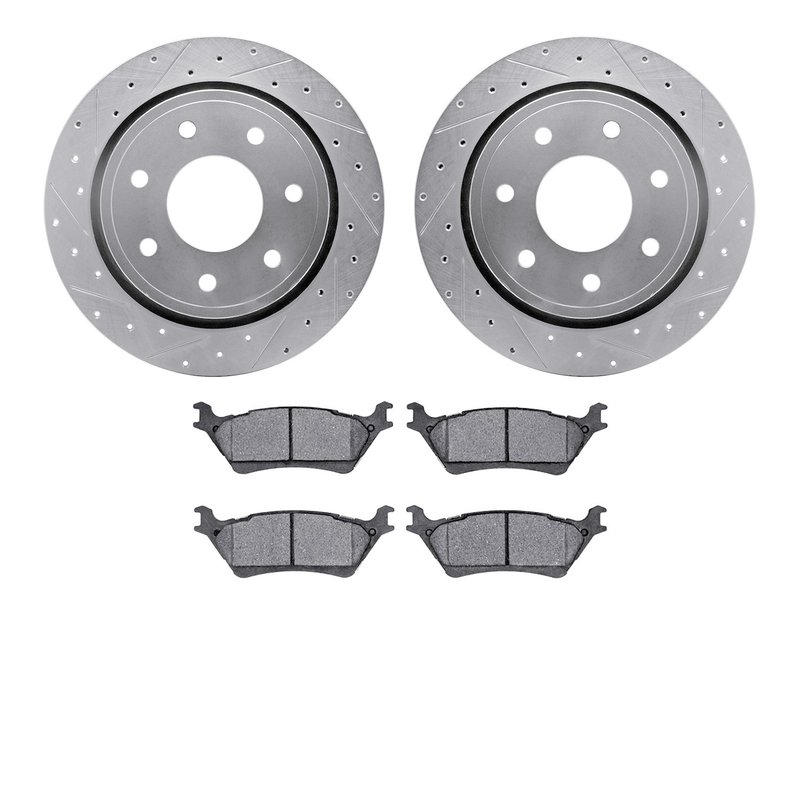 Dynamic Friction 7402-54095 Disc Brake Kit - Rear