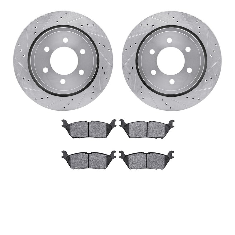 Dynamite Friction 7402-54102 Disc Brake Kit - Rear