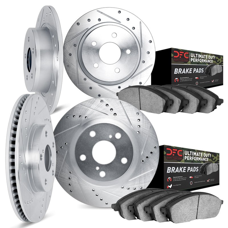 Dynamite Friction 7404-42001 Disc Brake Kit - Front and Rear