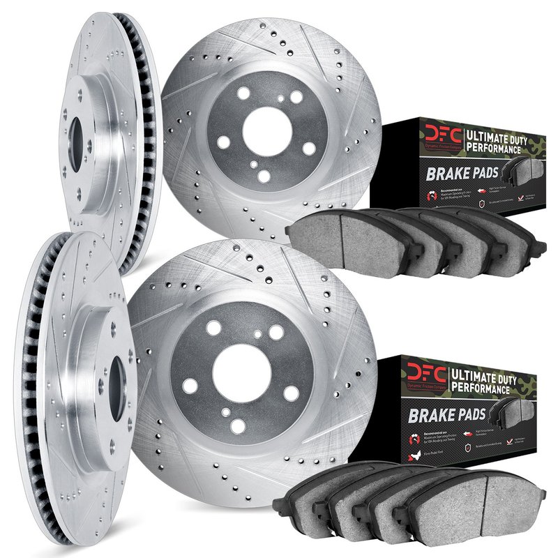 Dynamite Friction 7404-48002 Disc Brake Kit - Front and Rear