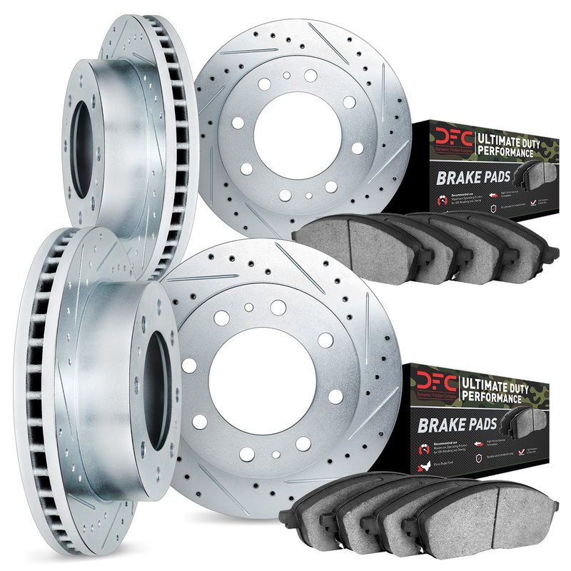 Dynamite Friction 7404-48013 Disc Brake Kit - Front and Rear