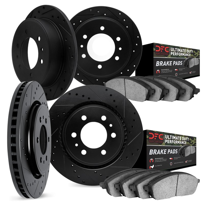 Dynamite Friction 7404-67002 Disc Brake Kit - Front and Rear