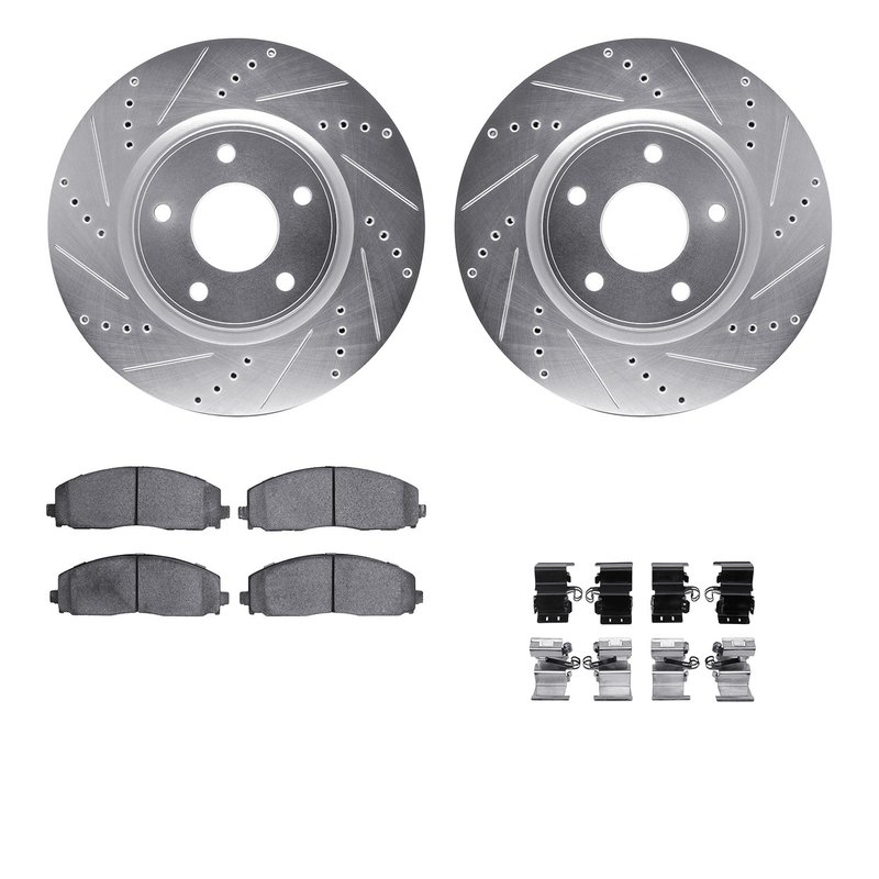 Dynamite Friction 7412-40022 Disc Brake Kit - Front