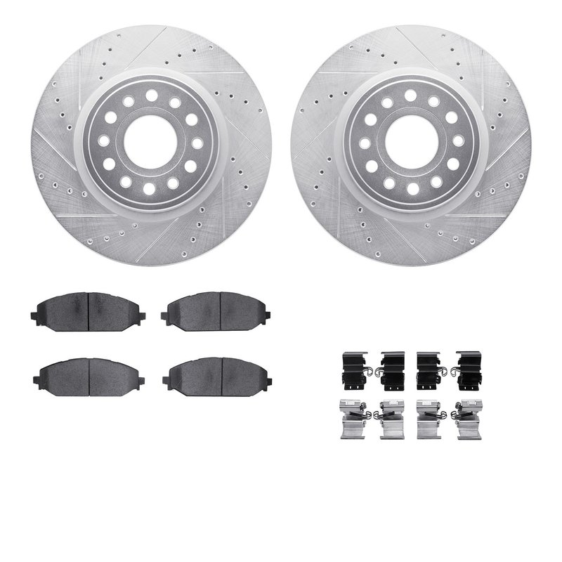 Dynamic Friction 7412-40025 Disc Brake Kit - Front
