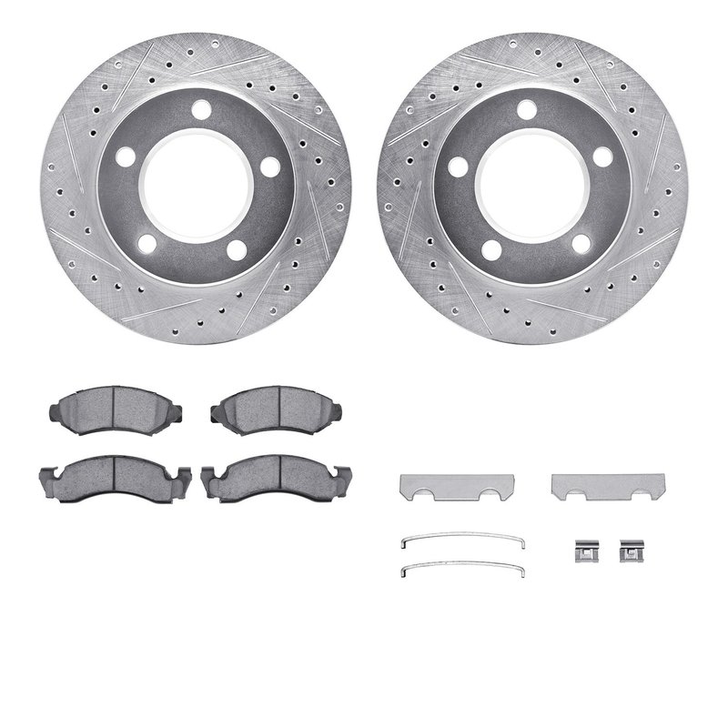 Dynamite Friction 7412-42019 Disc Brake Kit - Front