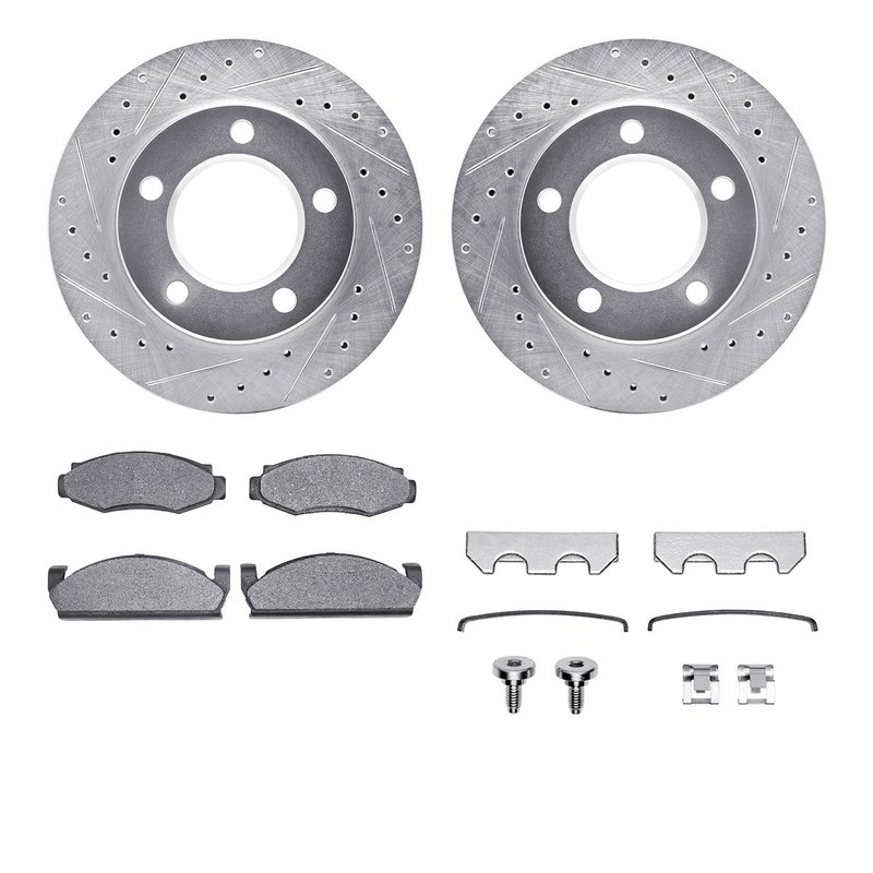 Dynamite Friction 7412-42021 Disc Brake Kit - Front