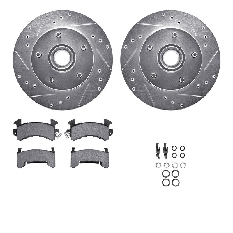 Dynamite Friction 7412-47004 Disc Brake Kit - Front