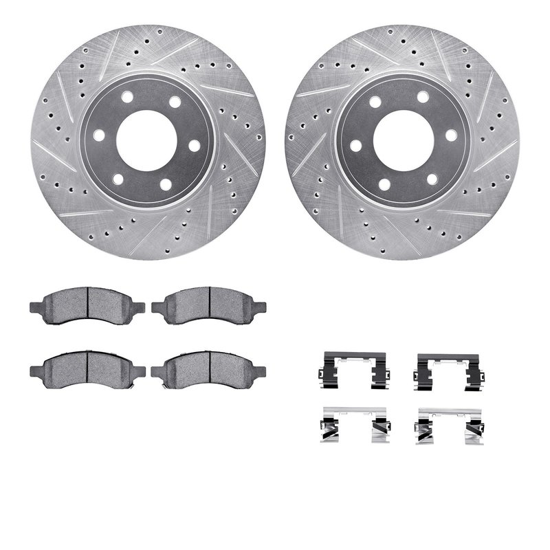Dynamite Friction 7412-47014 Disc Brake Kit - Front
