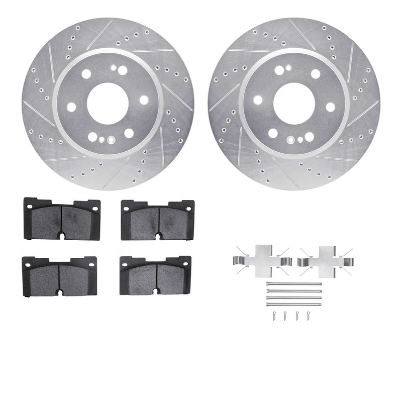 Dynamite Friction 7412-47016 Disc Brake Kit - Front