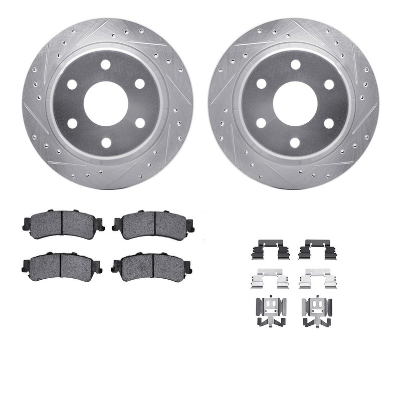 Dynamite Friction 7412-48024 Disc Brake Kit - Rear