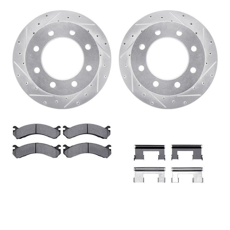 Dynamite Friction 7412-48030 Disc Brake Kit - Rear