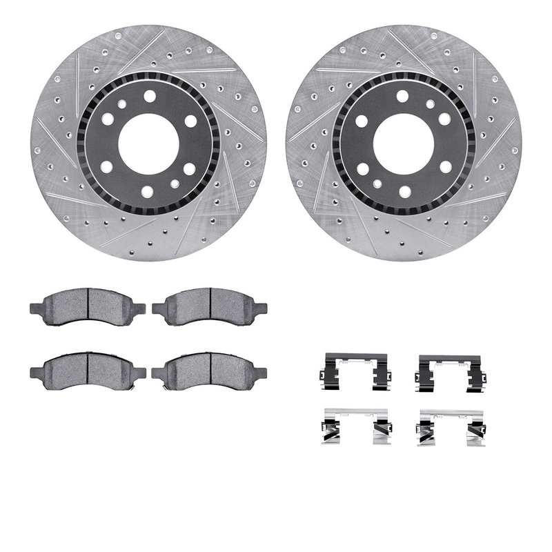 Dynamite Friction 7412-48031 Disc Brake Kit - Front