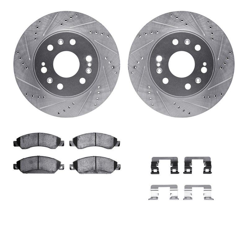 Dynamite Friction 7412-48035 Disc Brake Kit - Front