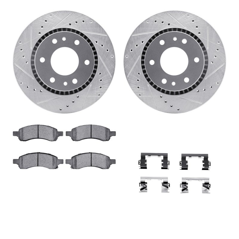 Dynamite Friction 7412-48038 Disc Brake Kit - Front