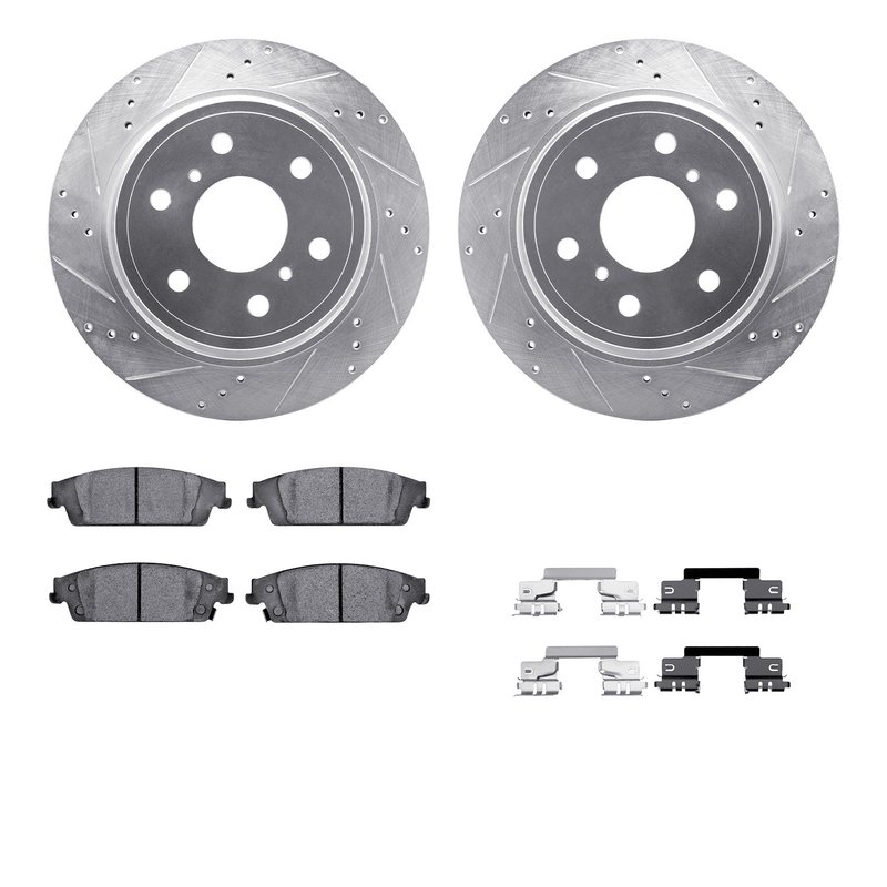 Dynamic Friction 7412-48040 Disc Brake Kit - Rear