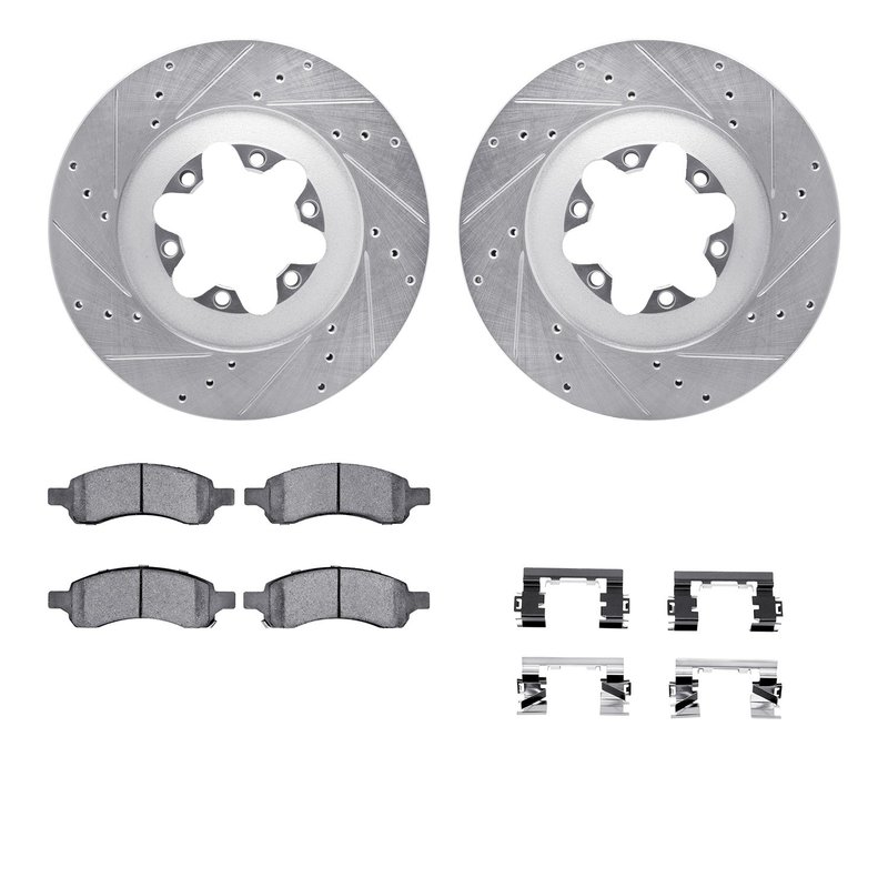 Dynamite Friction 7412-48042 Disc Brake Kit - Front