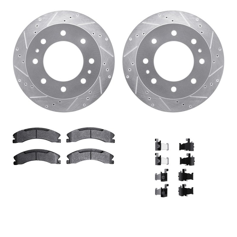 Dynamite Friction 7412-48045 Disc Brake Kit - Rear