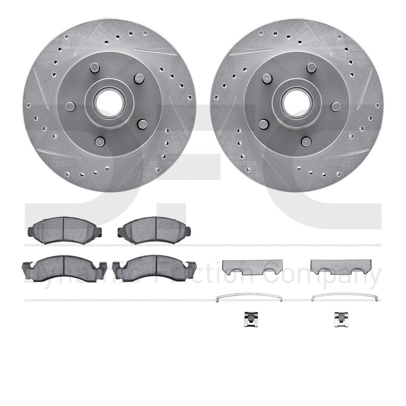 Dynamic Friction 7412-54002 Disc Brake Kit - Front