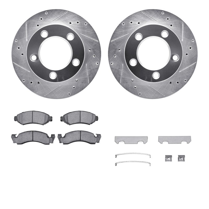 Dynamite Friction 7412-54009 Disc Brake Kit - Front
