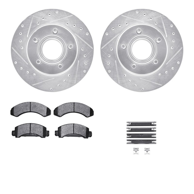 Dynamite Friction 7412-54020 Disc Brake Kit - Front
