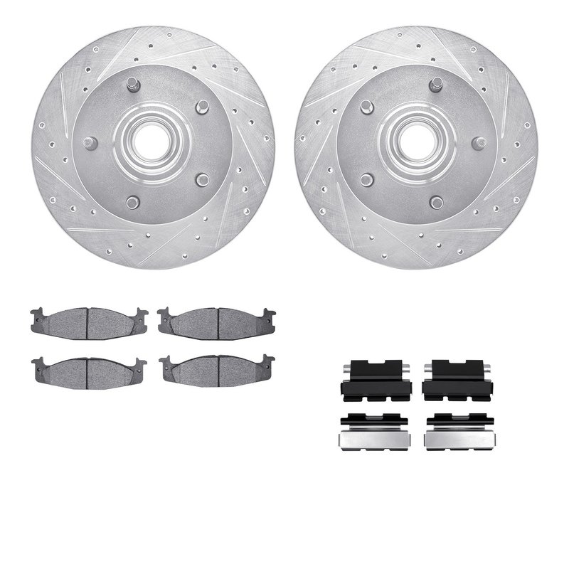 Dynamite Friction 7412-54023 Disc Brake Kit - Front