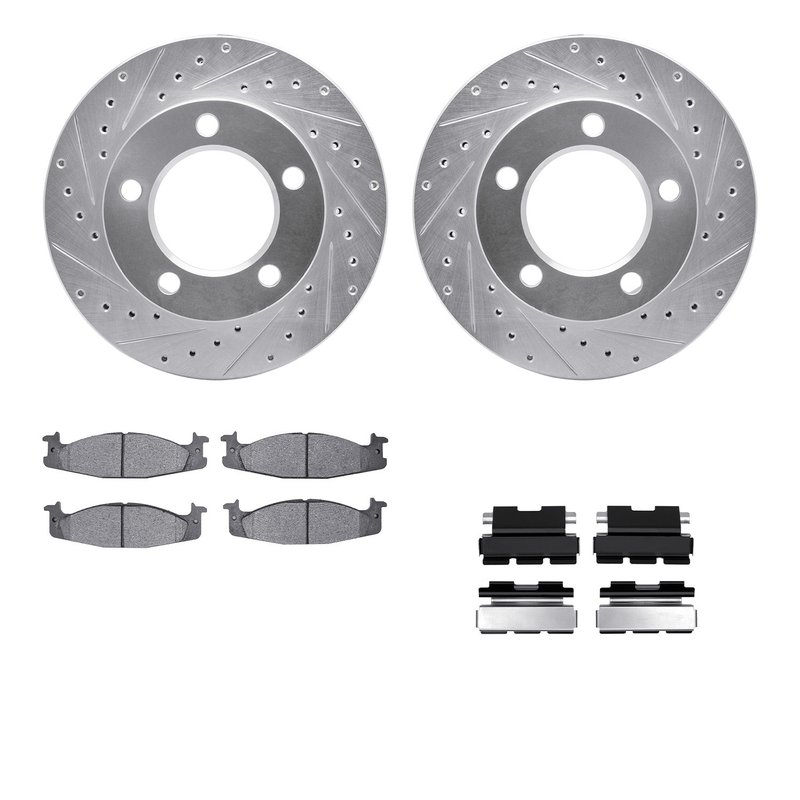 Dynamite Friction 7412-54024 Disc Brake Kit - Front