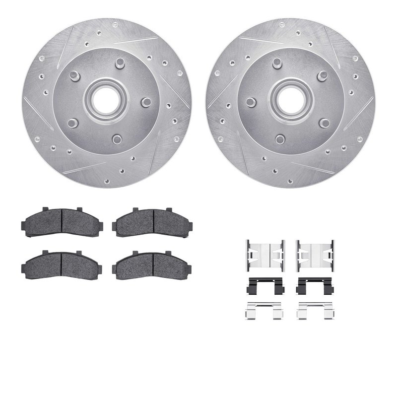 Dynamite Friction 7412-54026 Disc Brake Kit - Front
