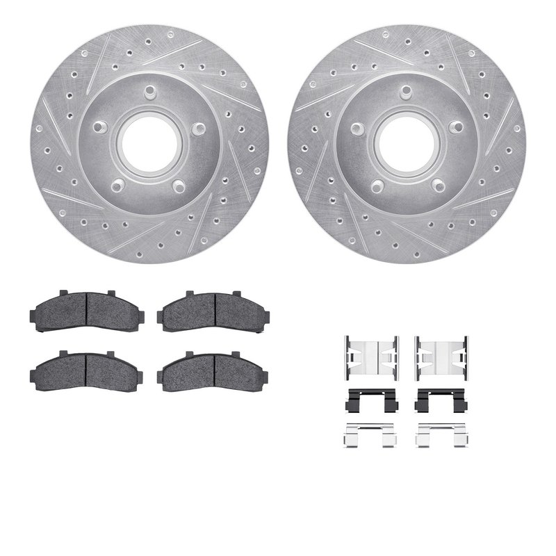 Dynamite Friction 7412-54028 Disc Brake Kit - Front