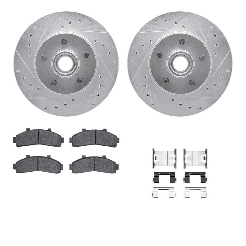 Dynamite Friction 7412-54029 Disc Brake Kit - Front