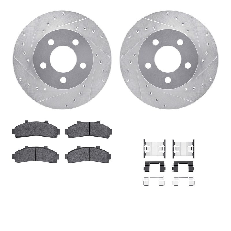 Dynamic Friction 7412-54032 Disc Brake Kit - Front