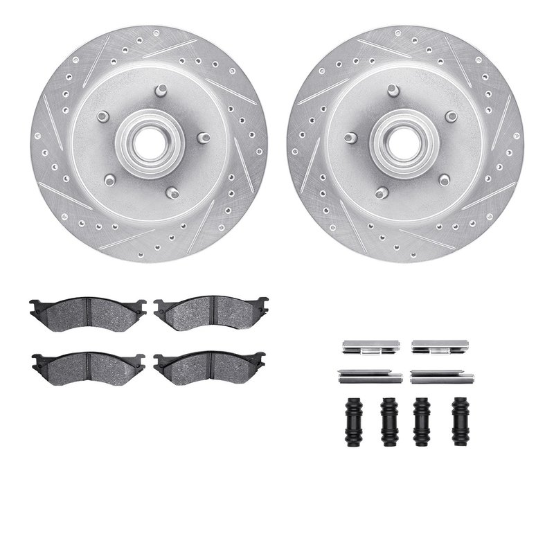 Dynamite Friction 7412-54039 Disc Brake Kit - Front