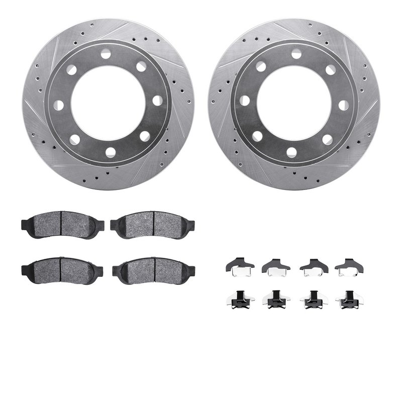 Dynamite Friction 7412-54083 Disc Brake Kit - Rear