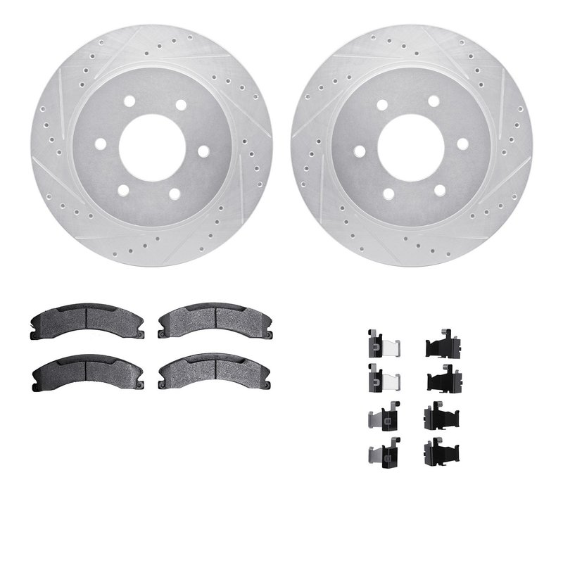 Dynamite Friction 7412-67008 Disc Brake Kit - Front