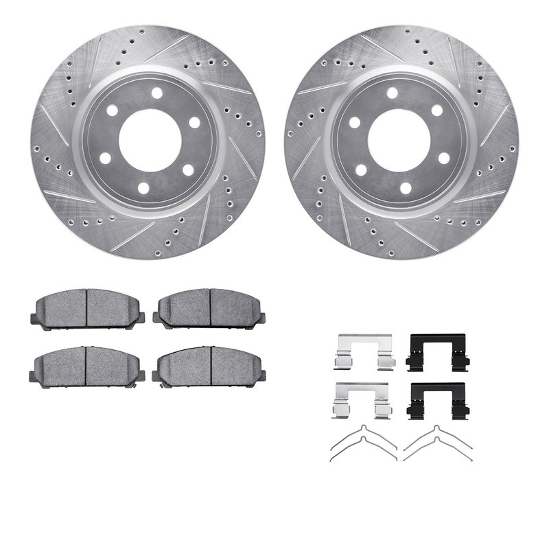 Dynamite Friction 7412-68001 Disc Brake Kit - Front