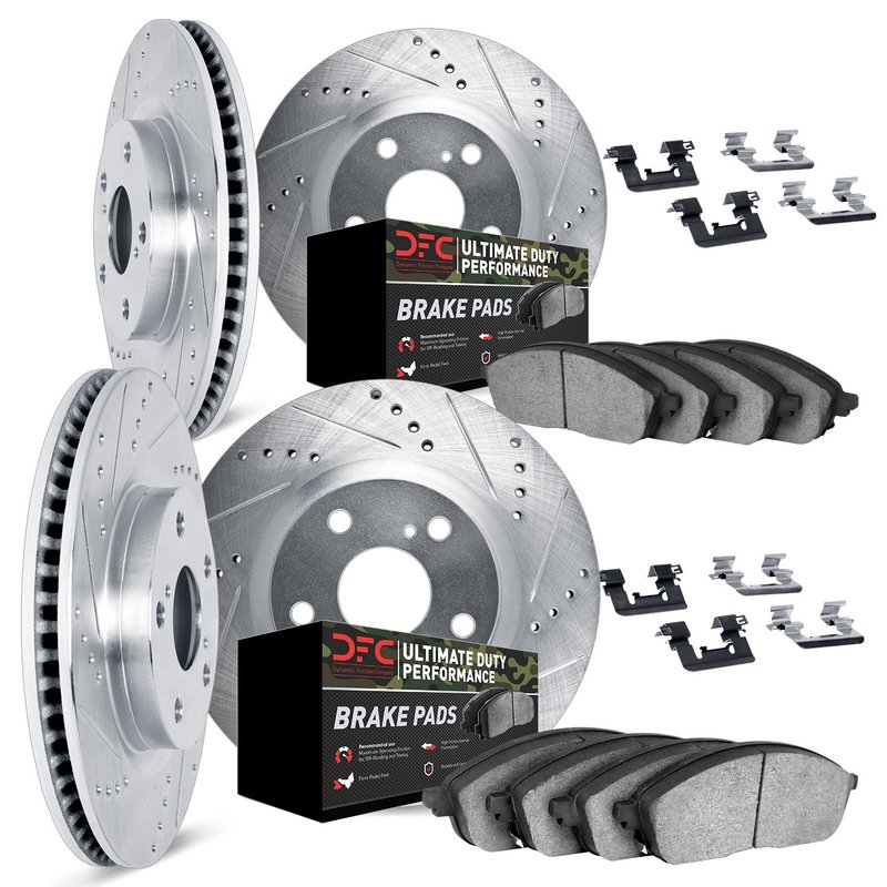Dynamite Friction 7414-48002 Disc Brake Kit - Front and Rear