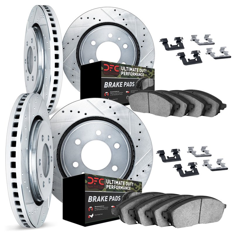 Dynamite Friction 7414-54050 Disc Brake Kit - Front and Rear