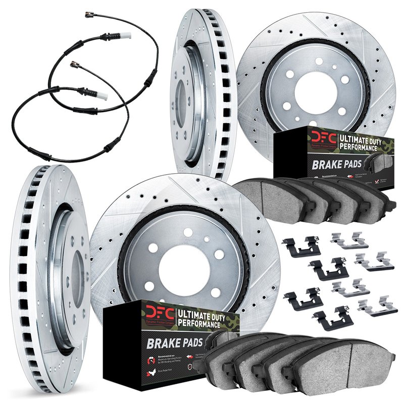 Dynamite Friction 7424-47001 Disc Brake Kit - Front and Rear