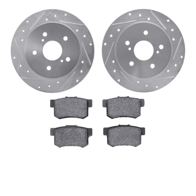 Dynamic Friction 7502-01006 Disc Brake Kit - Rear