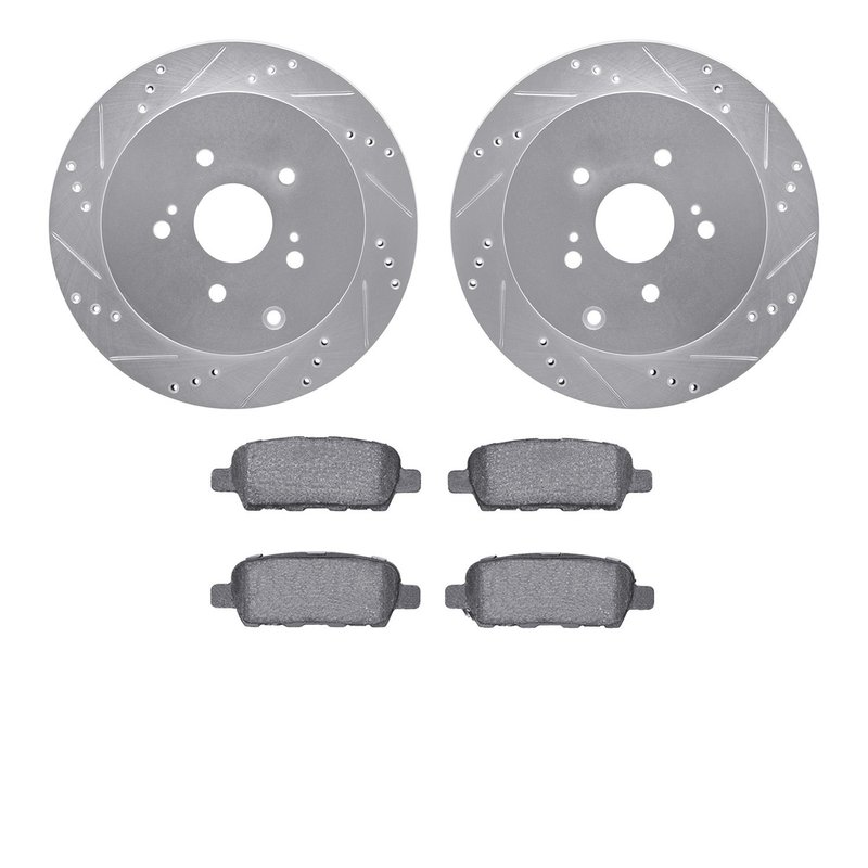 Dynamic Friction 7502-01021 Disc Brake Kit - Rear
