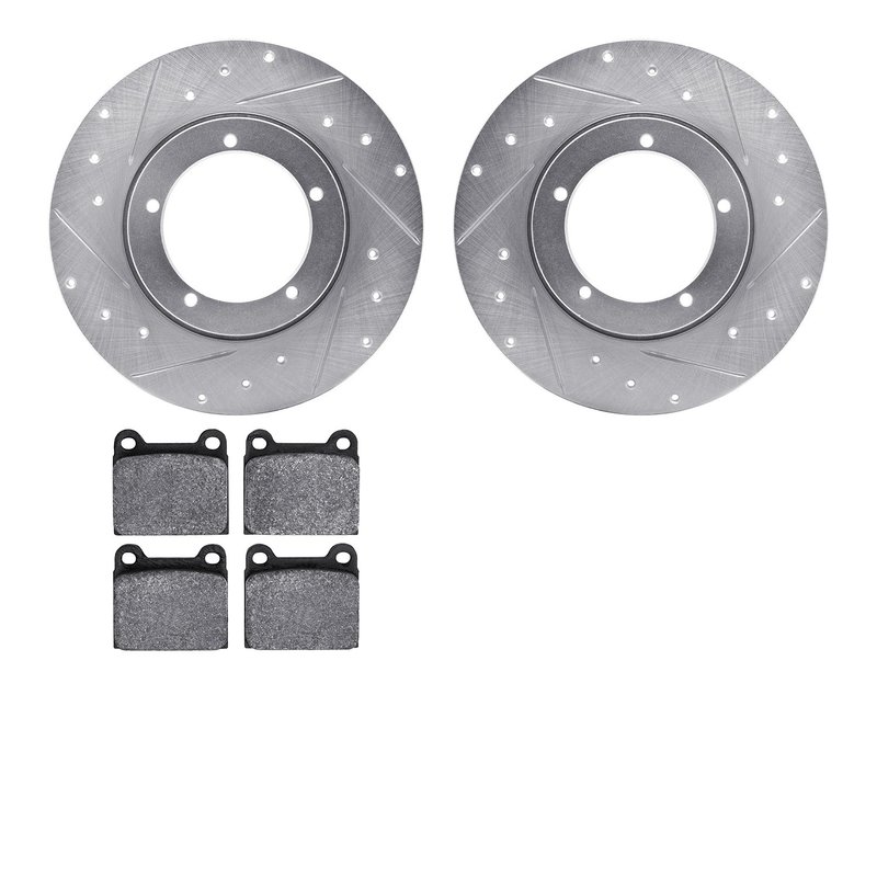 Dynamite Friction 7502-02000 Disc Brake Kit - Front