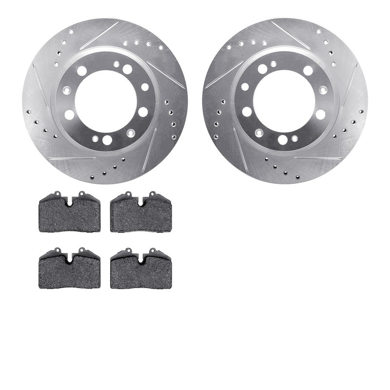 Dynamite Friction 7502-02095 Disc Brake Kit - Rear