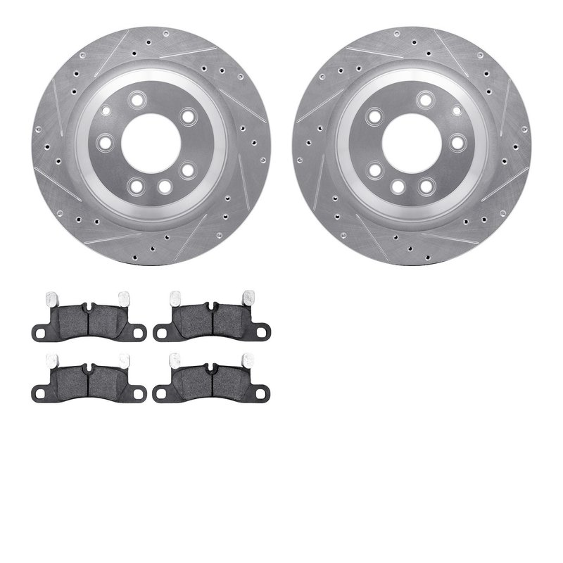 Dynamite Friction 7502-02142 Disc Brake Kit - Rear