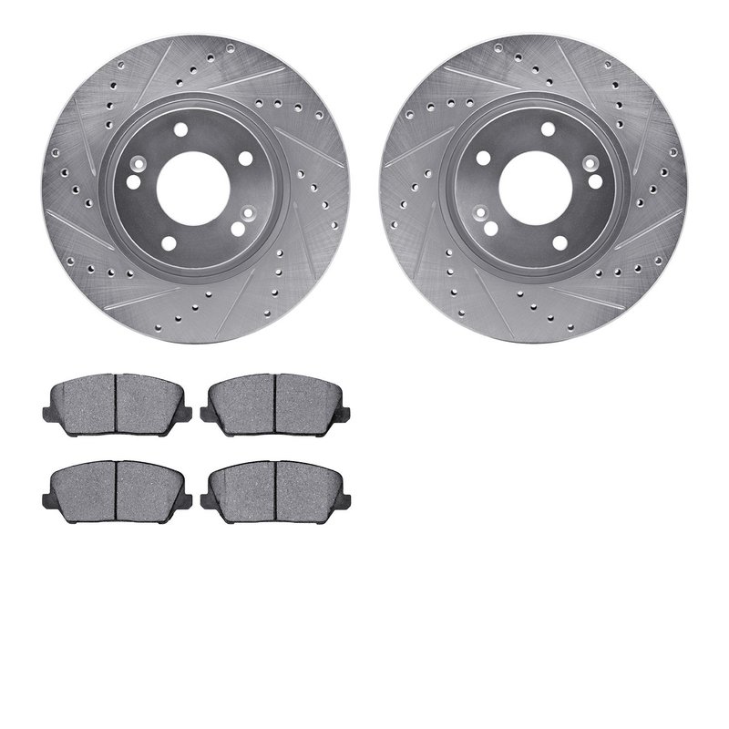 Dynamite Friction 7502-03032 Disc Brake Kit - Front