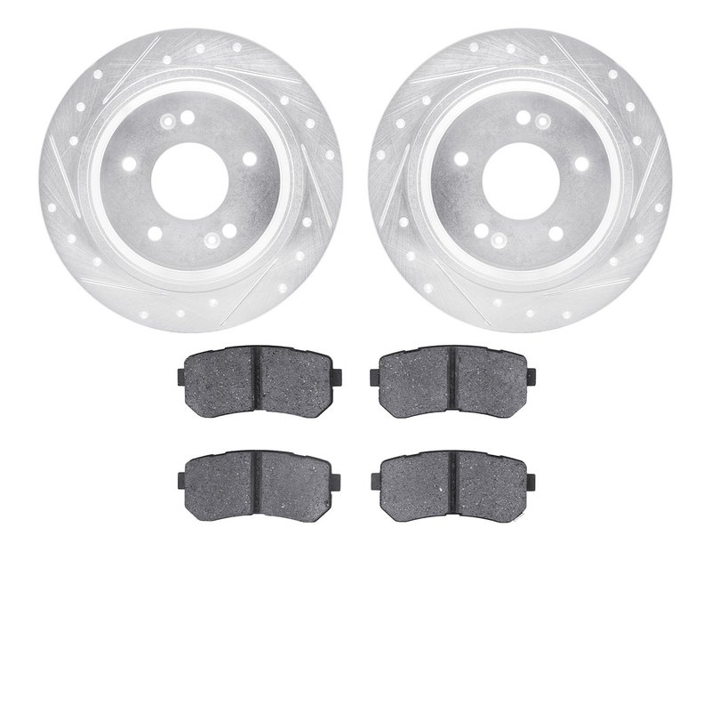 Dynamite Friction 7502-03104 Disc Brake Kit - Rear