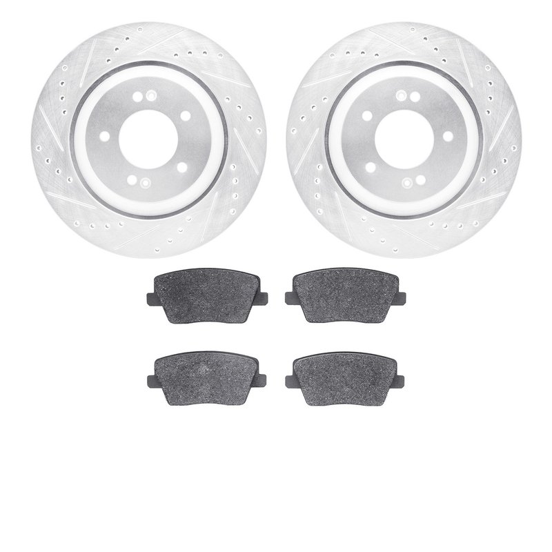 Dynamite Friction 7502-03447 Disc Brake Kit - Rear