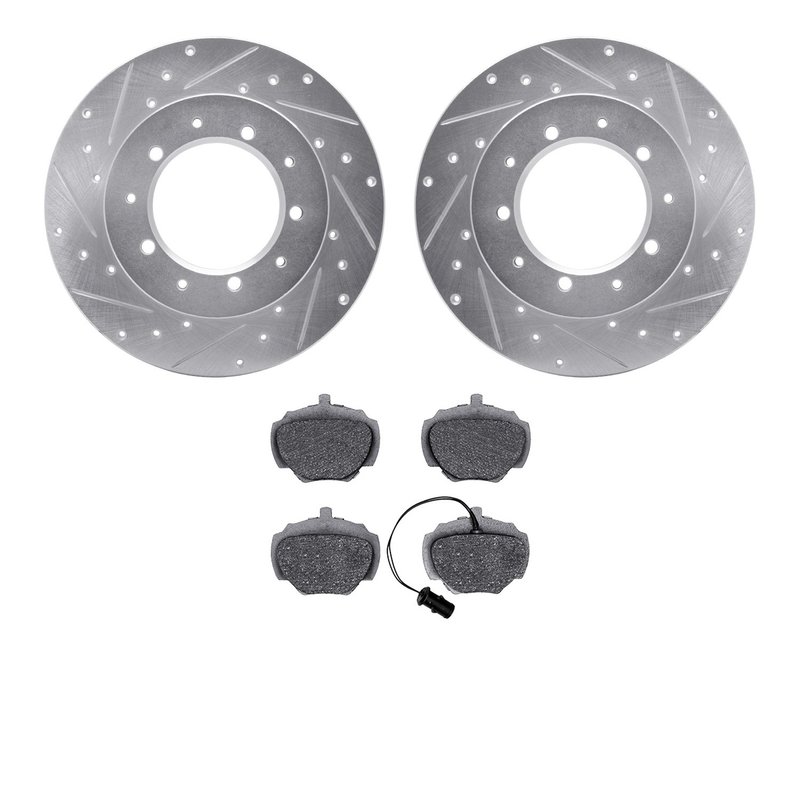 Dynamite Friction 7502-11003 Disc Brake Kit - Rear